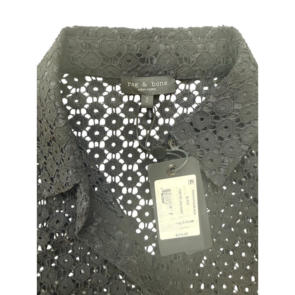 RAG & BONE Yvette Lace Button-Up Shirt - Picture 13 of 13